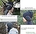 Mraw Unisex Water-proof Foldable/Adjustable Wrap around Earmuffs (Black)