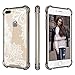 Cutebe Shockproof Hard PC+ TPU Bumper Case Scratch-Resistant Cover for Apple iPhone 7 Plus(2016)/iPhone 8 Plus(2017) Flower Design