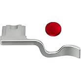 Metal Thumb Up Grip for for Fuji Fujifilm XT50 XT5 XT4 XT3 XT30 XT2 XT20 XT10 Digital Camera Hot Shoe Thumb Hand Grip Accessories (Silvery)