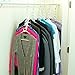 Wonder Hanger Max Pack of 6 Space Saving Hangers, Reinforced Hooks, Cascading Hangers for Organized Wrinkle-Free Clothes, College Dorms & Storage, Fully Assembled Hanger Closet Organizer – White