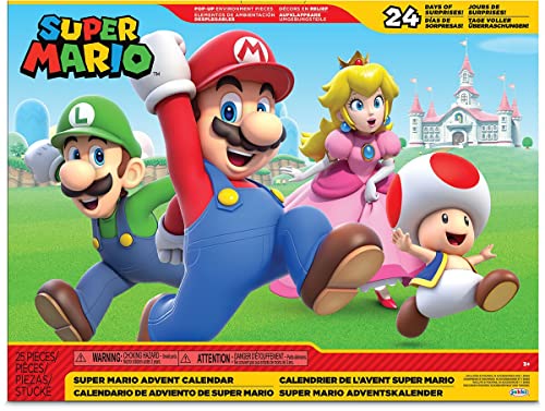 Nintendo Super Mario Adventskalender mit goldenen Mario & Bullet Bill (ex) 12032 Multicolore