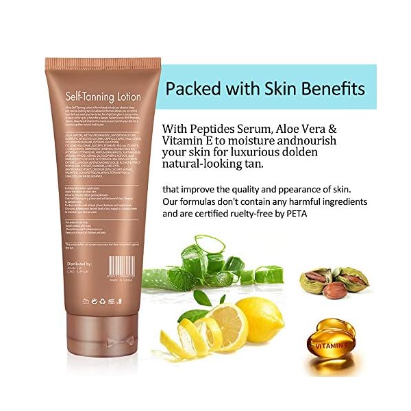 Unisex-Self-tanning-Cream-Sunbed-Accelerator-Tanning-Body-Lotion-For-A-Natural-Sun-kissed-Tan-With-Peptides-Serum-Vitamin-E Unisex Self-tanning Cream Sunbed Accelerator Tanning Body Lotion For A Natural Sun-kissed Tan With Peptides Serum…