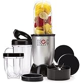 Magic Bullet 11-Piece Set, Stainless Steel, Food Blender