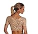 STRETCH LACE VALARA WITH FABRAPEL SHIELDS (Medium, Beige)