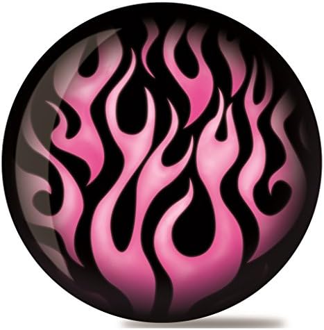 Moxy BSSTMOX604004823570 Pink Flame Viz-A-Ball Bowling Ball, Pink/Black, 10