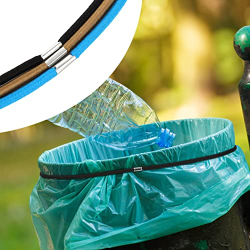 12 Pieces Trash Can Bands Garbage Rubber Bands Fit 1330 Gallon trash