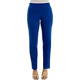 Zac & Rachel Womens Millennium Fabric Pull-on Slim Leg Pant - Plus & Petite