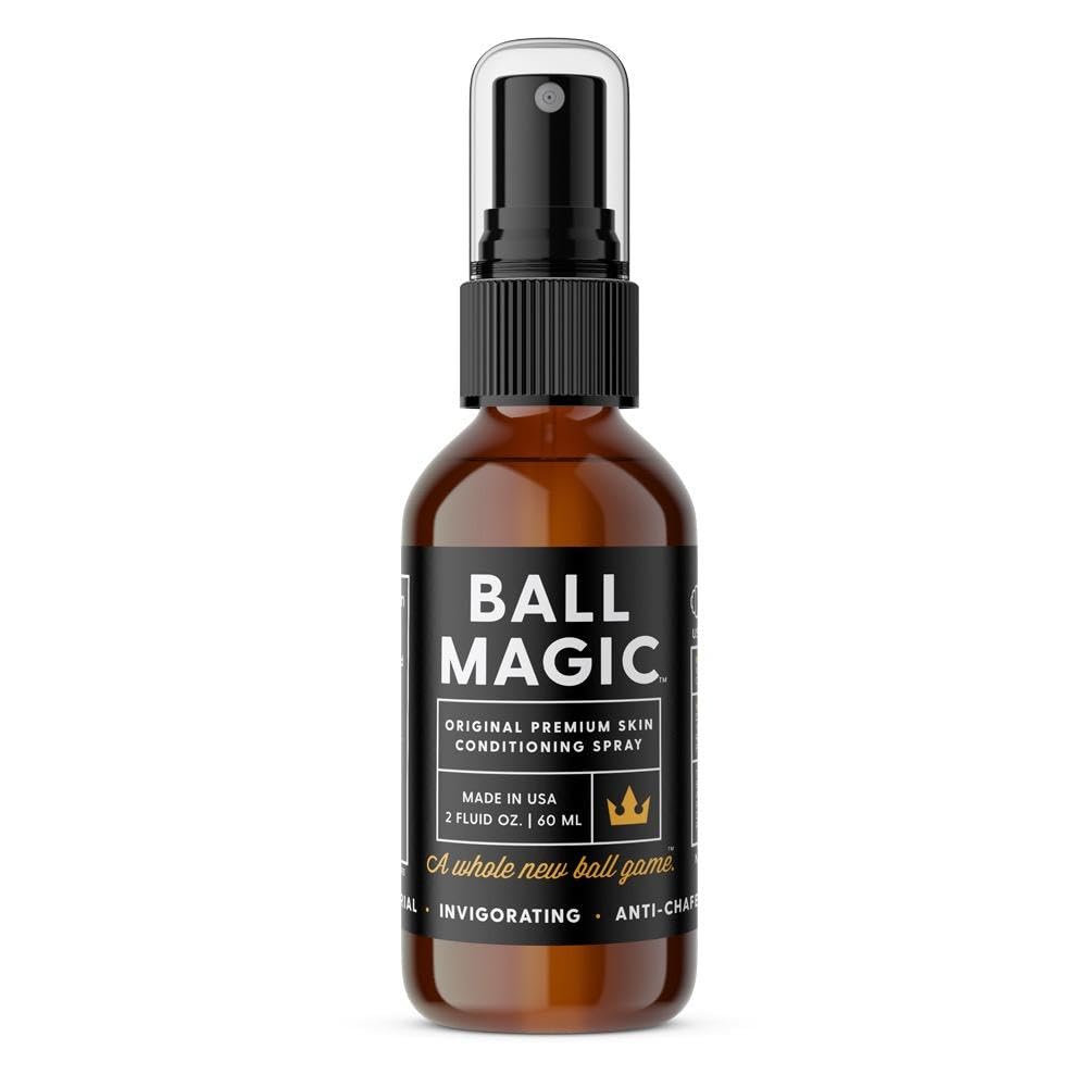 Photo 1 of BALL MAGIC - Premium Skin Conditioning Spray – Anti-Chafing, Oil-based, Anti-Itch, Groin Protection w/Vitamins & Anti-Oxidants for Skin Defense and Accelerated Healing (1)