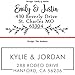 20 Designs to Choose!! Personalized - Address Stamp - Customized Stamp - Self-Inking Return Address Mail 3 Lines Custom Address Stamper - Black Red Blue Purple Green Ink - Wedding Invitation Stamp