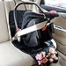 Luliey™ Car Seat Protector - Car Seat Cover Pad for Child and Baby Car Seats and Dog Mats - Protects Vehicle Cloth Upholstery or Leather Seats from Dust and Dirty Shoes