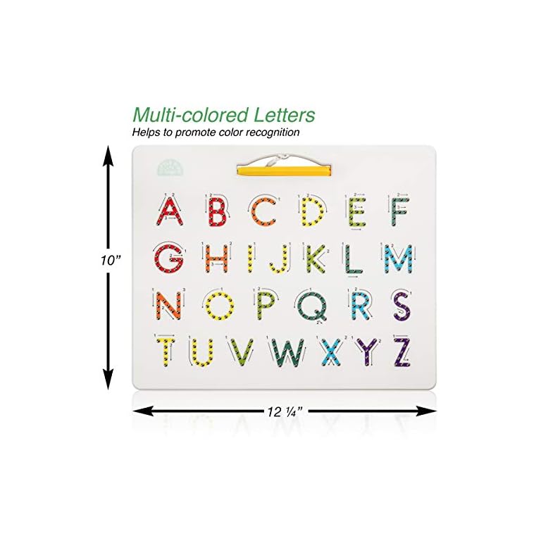 Letter Board & Letters Toddler Toys (2 in 1) Double Sided ABC