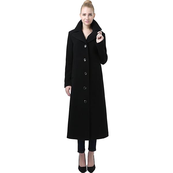 Amazon.com: BGSD Women Kai Wool Blend Hooded Full Length Long