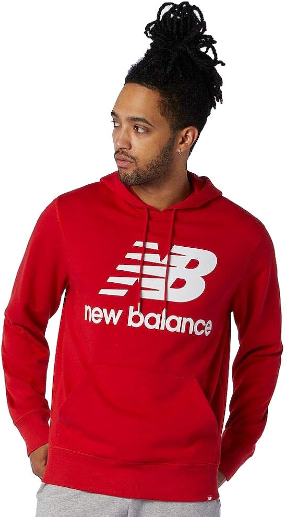 New Balance Essentials Stacked Logo Pullover Hoodie Capucha Hombre: Amazon.es: Ropa y accesorios