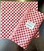 Distinct Possibilities Food Wrap and Basket Liner Paper, Red Checkered, 12 x 12 inch - 100 ct