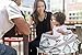 Premium 5-in-1 Breastfeeding Cover Up & Nursing Poncho/Baby Car Seat Covers/ Shopping Cart Cover For Baby/ Universal High Chair Cover, Perfect Baby Shower Gifts for Boys & Girls