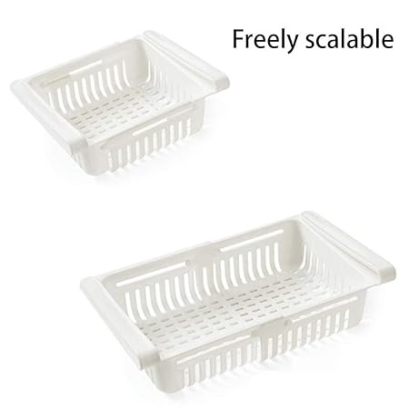 Cesta Almacenaje Soporte Separación Capa Hogar Nevera Organizador ...