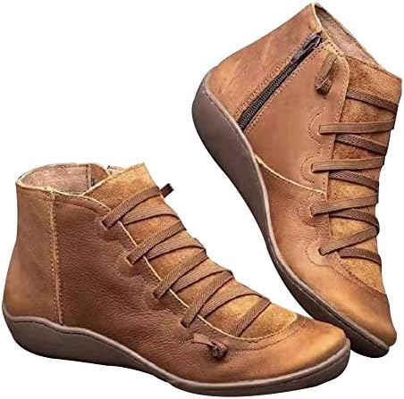 2019 New Arch Support Boots - Ankle Boots Slip On Waterproof Booties Shoes