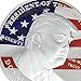 Cokil Donald Trump US Presidential Trump Challenge Coin Eagle Commemorative Silver Plated Souvenir Coin Gift