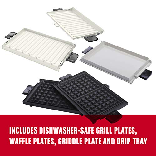 4 George+Foreman+GBR5750SBLQ+Electric+Removable