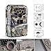 Trail Camera, Bestguarder Waterproof IP66 Game Camera Life Sercurty Wildlife Digital Camera With 12 MP 1080P HD Time Lapse 65ft 60° Wide Angle Infrared Night Vision 36pcs IR LEDs 2.0