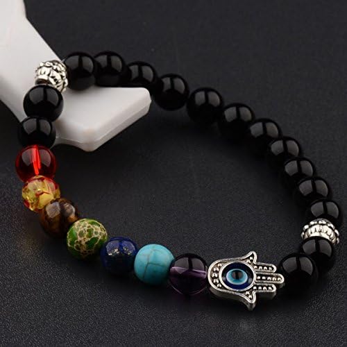 jindarat Natural Stone Energy Yoga Reiki 7 Chakra Handmade Men Women Fashion Bracelets