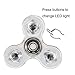 RushPanda LED Fidget Spinner Toy, High Speed Light Glow Hand Spinner for Anxiety Relief ADHD Focus (LED Spinner)