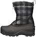 Northside Icicle Snow Boot (Toddler/Little Kid/Big Kid), Black/Gray, 1 M US Little Kid