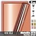Tvinyl Warehouse Rose Gold Foil HTV Heat Transfer Vinyl for T-Shirt and Apparel 12