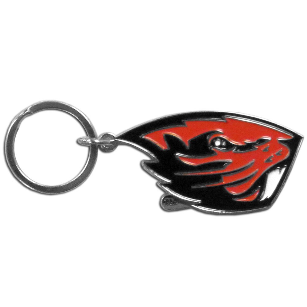 Siskiyou NCAA Sports Fan Shop Oregon State Beavers Chrome & Enameled Key Chain One Size Team Colors