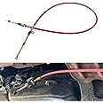 Automatic Transmission Shifter Cable Compatible with B&M Heavy Duty Shifter Cable Eyelet End 0.375" Outer Diameter 5 Ft Long Repalce Af72-1002 BMM-80833