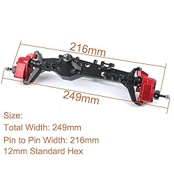 RZXYLRC CNC Aluminum Alloy Front Rear Portal Axle