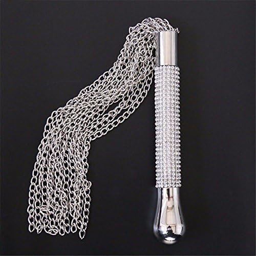 Keyor Diamond Handle Chain Whip bed restraint set Suitable for Both Men and Women cosplay Couple Adult sexy