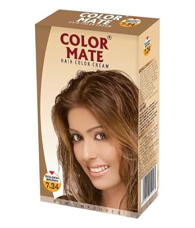 Buy Color Mate Hair Color Cream Golden Brown 130ml Pack Of 2