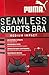 Puma Tech Women's Performance Seamless Sports Bra Grey (Medium)