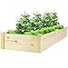 NanaPluz Vegetables Plant Kit Raised Garden Bed Patio Wooden Box Grow Herbs Flowers Planter with Ebookthumb 2