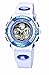 PASNEW Boys Girls Waterproof Sport Digital Watch Dual Time Display- White