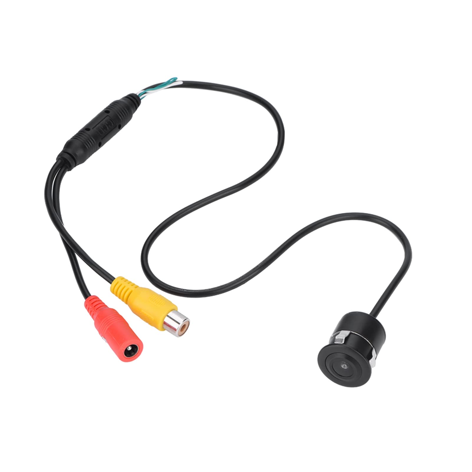 Sonew Mini CCTV Camera, 95 Degree Wide Angle CCD Wired Waterproof Mini Color CCTV Camera PAL for Car