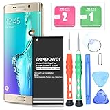 AexPower Upgraded 3200mAh Internal Li-Polymer Replacement EB-BG920ABE Battery for Galaxy S6 Edge Plus SM-G928 EB-BG928ABE G928A G928T G928P G928V with Full Replacement Tool