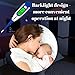 10 Second Fast Reading Thermometer for Adults, Baby, Digital Oral & Rectal Thermometer for Fever, Backlight Display Medical Thermometer, Memory Recall, C/F Switchable, Rectum Armpit Reading