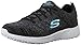 Skechers Sport Women's Burst Fashion Sneaker,Black/White,8.5 M US
