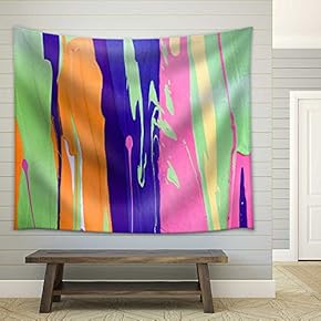 Spilled Paint Mess - Fabric Wall Tapestry Home Decor - 51x60 inches