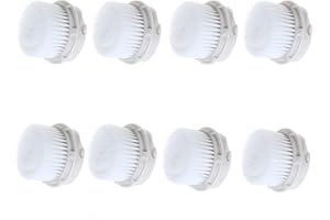 CONVELIFE Facial Cleansing Brush Heads with Luxe Cashmere, Replacement Facial Cleansing Brush Heads, Exfoliator Facial Brush Heads, Super Soft, for Sensitive, Delicate and Dry Skins (8Pack)