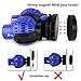 FREESEA Aquarium Wave Maker 2 Power Head Circulation Pump with Magnet Suction Base for Fish Tank（8 Watts 1585GPH）