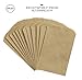 RJ Displays 200 Brown Kraft Paper Bags, 4 x 6, Good for Candy, Cookies, Small Gift, Crafts, Party Favor, Sandwich, Jewelry Merchandise