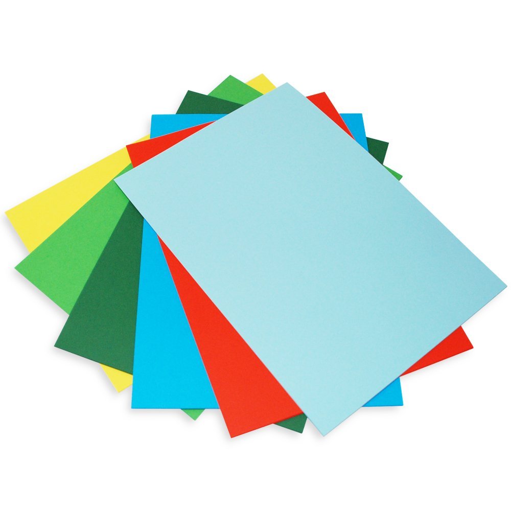 Craft UK 2136 A4 Bright Rainbow Paper - Multi-Colour