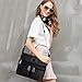 Crossbody Bags for Women,Water Resistant Lightweight Nylon with 6 Pockets Bag by ZYSUN (Black)