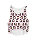 JETTINGBUY Women Short-cut Tops Crop Top Vest Tank Tops Digital 3D Print T Shirt