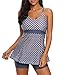 Century Star Women's Two Piece Swimdress Tummy Control Swimwear Slimming Swimsuits Bathing Suit for Women