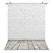 Allenjoy 3x5FT Vinyl White Brick Wall Photography Backdrops Newborn Wedding Photo Background Kids Birthday Party Banner Cake Smash Photoshoot Baby Shower Photobooth Props