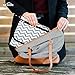 YASHINE Portable Baby Changing Pad Built-in Head Cushion Waterproof Travel Clutch Diaper Bag for Toddler, Clean Hands Mat Station Grey
